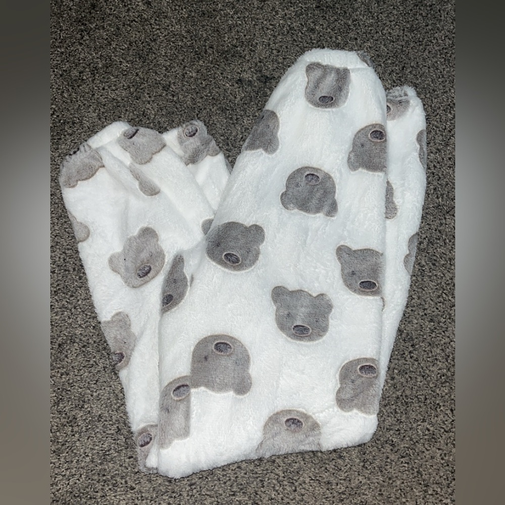 Fuzzy sleep pants
